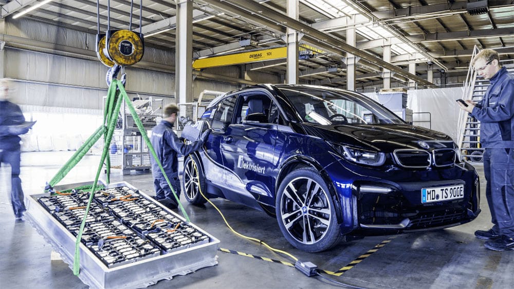 Reciclagem bateria BMW i3