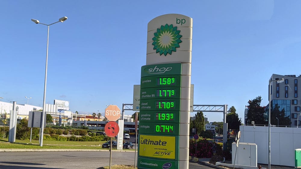 Preços dos combustíveis em Junho de 2021