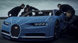 Um Bugatti Chiron feito em LEGO, escala 1:1 e funcional!