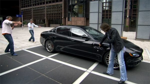 Maserati Quattroporte no Top Gear